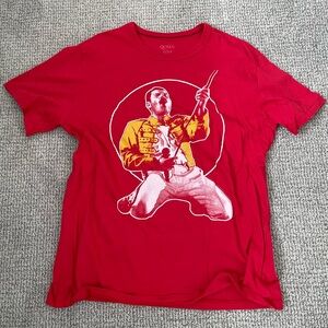 Queen Red and Yellow Graphic Tee